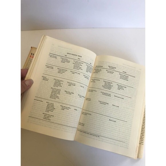 Vintage Book: Amy Vanderbilt's Etiquette Hardcover with Dust Jacket - Picture 5 of 9